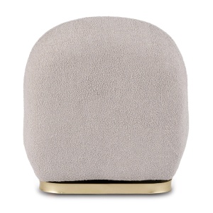 FOTOLIU LIVING ROTATIV SONNY, REALIZAT DIN METAL SI TEXTIL BOUCLE, CULOARE GRI/AURIU, ARTIM MEBLE - Img 8