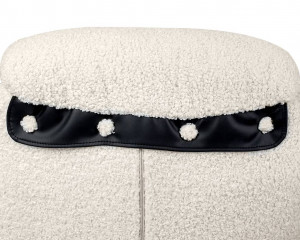 FOTOLIU MODERN, TAPE TEDDY, DIN METAL, PIELE ECO SI MATERIAL BOUCLE , DESIGN EXCLUSIVIST - Img 6