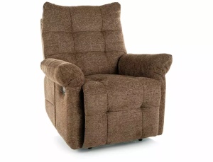 FOTOLIU RABATABIL MANUAL, STIL ATOS, CAPPUCCINO 45, CU TAPITERIE DIN TEXTIL RAVEN, STIL MODERN