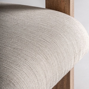 FOTOLIU RACOUD 35202, BEJ SI NATURAL, CONFECTIONAT DIN LEMN DE MANGO, MDF SI POLIESTER, STIL MODERN - Img 4