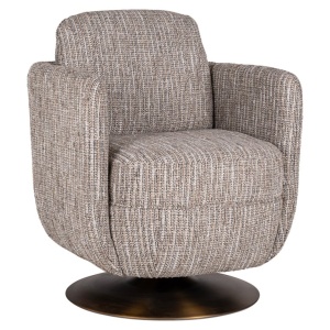 FOTOLIU ROTATIV TURNER, S4576, BEJ KAKI, CONFECTIONATA DIN PLACAJ, METAL, SPUMA, LEMN SI 100% POLIESTER, STIL MODERN - Img 2