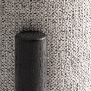 FOTOLIU SINDHU, REALIZAT DIN LEMN DE FRASIN SI TEXTIL, CULOARE BEJ/GRI, REALIZAT MANUAL, VICAL HOME - Img 6