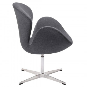 FOTOLIU SWAN WOOL PREMIUM, GRI/CROM, TAPITERIE DIN CASMIR, STIL MODERN B2 - Img 3