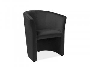 FOTOLIU TM-1, NEGRU BLUVEL 19, TAPITERIE DIN CATIFEA, STIL MODERN