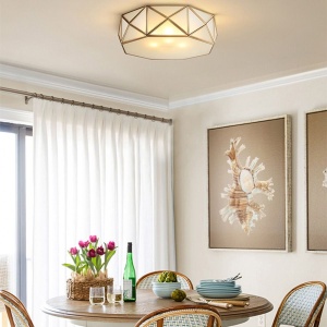 Lampă de tavan 45cm APP1239-C Złota - Img 2