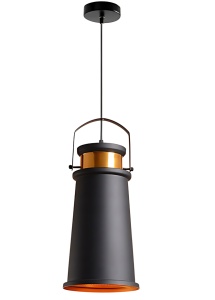 Lampa DE TAVAN ASTI A negru / Auriu - Img 1