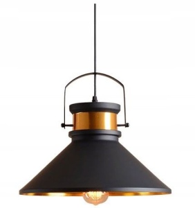 Lampa DE TAVAN ASTI B negru / Auriu - Img 3