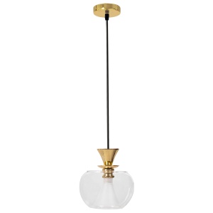 Lampa DE TAVAN SUSPENDABILA din sticla Sfera Auriu APP902-1CP - Img 1