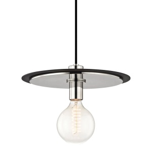 Lampă suspendată APP1214-1CP Black - Img 1