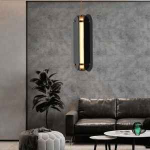 Lampă suspendată balck APP1676-CP Long - Img 4