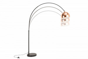 LAMPADAR BIG BOW ROZ AURIU/NEGRU 170/210 CM COD 39372 DESIGN MODERN - Img 5