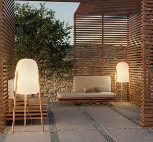 LAMPADAR DE GRADINA ROCKET 145 CABLE IN&OUT, CU TELECOMANDA - Img 1