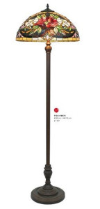 LAMPADAR DEOSEBIT TIFFANY, COD YT26+FBB75, DIN METAL SI STICLA
