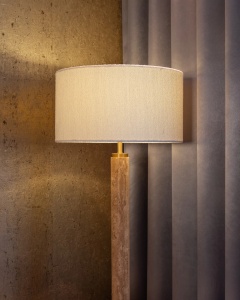 LAMPADAR LOREN, 166 CM, CREM/AURIU, DIN MARMURA SI METAL, RICHMOND INTERIORS - Img 3