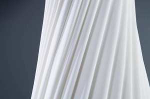 LAMPADAR PARIS 180CM DIN LATEX, ALB, COD 5962 - Img 4