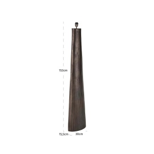 LAMPADAR VELVYN, 214505, BRONZ, CONFECTIONAT DIN ALUMINIU, METAL, PVC, PLASTIC SI MDF, STIL MODERN - Img 5