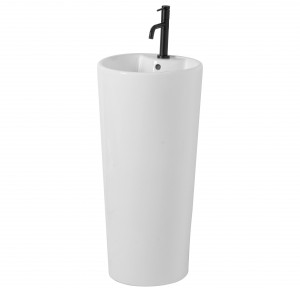 LAVOAR DE PODEA, BLANKA, 84 CM, ALB, DIN CERAMICA, CALITATE SUPERIOARA - Img 2