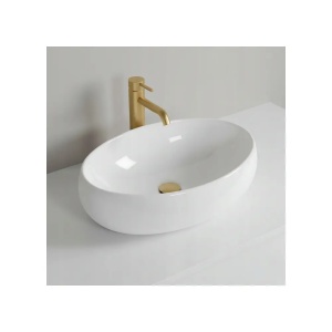 LAVOAR PE BLAT ALB, BASARO AURORA 50 CM, DIN CERAMICA, CALITATE SUPERIOARA, REA - Img 4