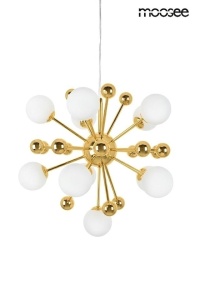 LUSTRA AURELIA GOLD, CONFECTIONATA DIN METAL SI STICLA, STIL MODERN
