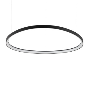 LUSTRA GEMINI SP D105, 105CM, NEGRU, DIN METAL SI POLICARBONAT, STIL MODERN