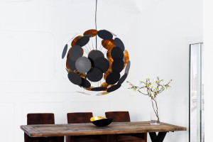 LUSTRA, INFINITY HOME, NEGRU/AURIU, COD 36226, STIL MODERN - Img 2