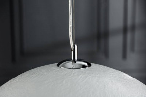 LUSTRA MODERNA 50CM, GLOW , COD 13209, STIL MODERN, REALIZATA DIN METAL IN ALB/ARGINTIU - Img 4