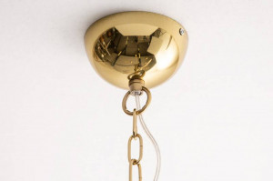LUSTRA MODERNA, SPUTNIK 87CM, DIN METAL, DESIGN MODERN - Img 5