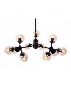 LUSTRA MODERNA, ZODIAK W12, DIN STICLA SI METAL, DESIGN DEOSEBIT - Img 3