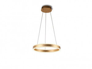 LUSTRA/PLAFONIERA HELIA, 50 CM, AURIU/OPAL, DIN METAL, ALUMINIU SI ACRIL, STIL MODERN - Img 3