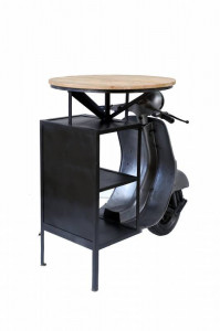 MASA BAR, SCOOTER 115CM, LEMN SI METAL, MODEL DEOSEBIT - Img 4