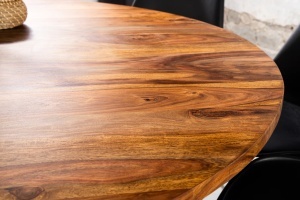 MASA DE DINING ROTUNDA, TRES CHIC 140CM, LEMN DE TRANDAFIR, ASPECT MARO, ARTIM GROUP SELECTION - Img 4