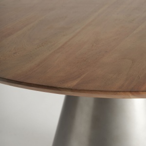 MASA DEOSEBITA, BETHON 120CM, DIN LEMN DE SALCAM/METAL, MARO/ARGINTIU, ARTIM GROUP SELECTION - Img 3
