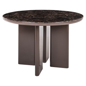 MASA DINING ALMUNDI 120cm, REALIZATA DIN MDF, CERAMICA INFOLIATA, CULOARE MARO, STIL MODERN, RICHMOND - Img 4