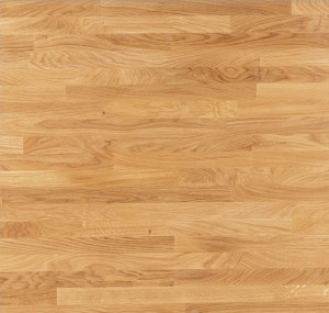 MASA DINING CROSS, 180 CM, STEJAR/NEGRU, BLAT DIN FURNIR NATURAL SI PICIOARE DIN METAL, STIL MODERN - Img 4