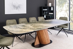 MASA DINING EXTENSIBILA, ELEMENTS 180/260CM, CADRU DIN FURNIR SI BLAT DIN CERAMICA, ARTIM GROUP SELECTION - Img 6