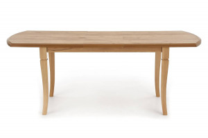 MASA DINING EXTENSIBILA FRYDERYK, STEJAR CRAFT, 160/240 CM, BLAT DIN MDF SI PICIOARE DIN LEMN MASIV , STIL CLASIC - Img 6