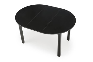 MASA DINING EXTENSIBILA STIL RINGO, NEAGRA, 102/142 CM, DIN MDF SI FURNIR, STIL CLASIC - Img 5
