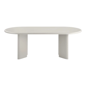 MASA DINING NAGANO 100x220x75 cm, REALIZATA DIN MDF, CULOARE NISIPIU, HOUSE NORDIC - Img 3