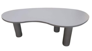 MASA DINING SEQUOIA CLAY, 213439, 230CM, PRELUCRATA MANUAL, DIN MDF, CULOAREA LUTULUI, STIL MODERN