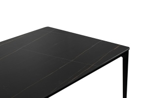 MASA DINING SLIM 180 NEAGRA, CONFECTIONATA DIN CERAMICA SI ALUMINIU, STIL MODERN - Img 4