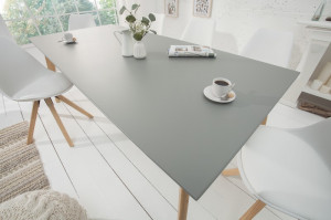 MASA DINING STIL NORDIC SCANDINAVIA 39207 DIN MDF SI LEMN MASIV - Img 2