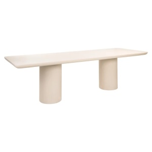 MASA DINING URBAN BLOOM 280, IDEALA PENTRU INTERIOR SAU EXTERIOR, 825504, CONFECTIONATA DIN ACRILIC, FIER, FIBRA SI BETON, RICHMOND INTERIORS