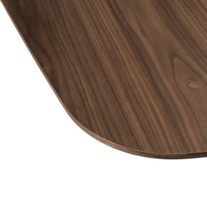 MASA DINING WINDSOR 230cm, REALIZATA DIN METAL, MDF, FURNIR, LEMN RECICLAT, CULOARE NUC/ALAMA, STIL MODERN, RICHMOND - Img 4