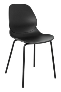 MASA EXTENSIBILA BARRIL, 130/170 CM, STEJAR ARTISAN/NEGRU, DIN MDF LAMINAT SI METAL, STIL MODERN - Img 2