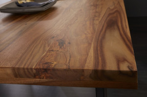 MASA LIVING 140CM, IRON CRAFT, DIN LEMN MASIV SI METAL, ARTIM GROUP SELECTION - Img 3