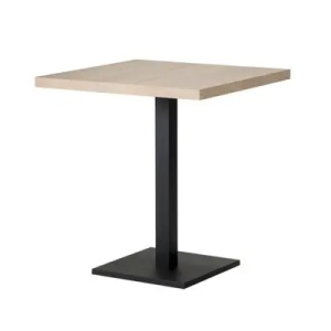 MASA PENTRU CAFENEA, 68x68 CM, STEJAR SONOMA/NEGRU, DIN PAL LAMINAT SI OTEL, ARTIM GROUP SELECTION - Img 3