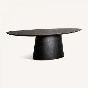 MASA SUFRAGERIE DEOSEBITA, WEGGIS 240CM, LEMN DE STEJAR, NEGRU, ARTIM GROUP SELECTION - Img 2