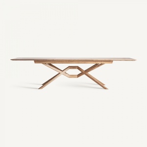 MASA SUFRAGERIE EXTENSIBILA, VREBOS 220CM, LEMN DE FRASIN SI MDF, NATUR, ARTIM GROUP SELECTION - Img 3