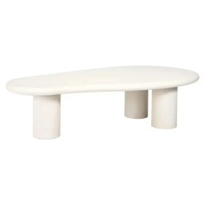 MASUTA DE CAFEA BLOOMSTONE, 160 CM, ALBA, DIN MDF SI ECO PLASTER, RICHMOND INTERIORS