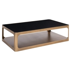 MASUTA DE CAFEA CLARIDGE, 213814, CONFECTIONATA DIN METAL, STILCA SI CERAMICA, BEJ/NISIPIU/NEGRU STIL MODERN - Img 2